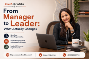 From Manager to Leader: What Actually Changes